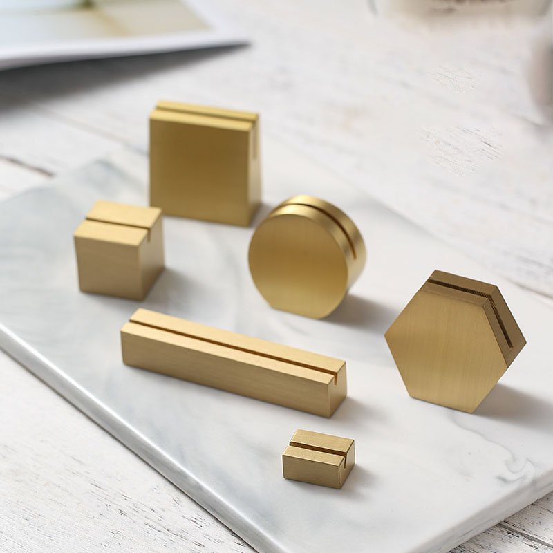 Brass Business Card Holder Customized Business Card Case Desktop Business Desk Creative Decoration Card Holder
