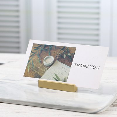 Brass Business Card Holder Customized Business Card Case Desktop Business Desk Creative Decoration Card Holder