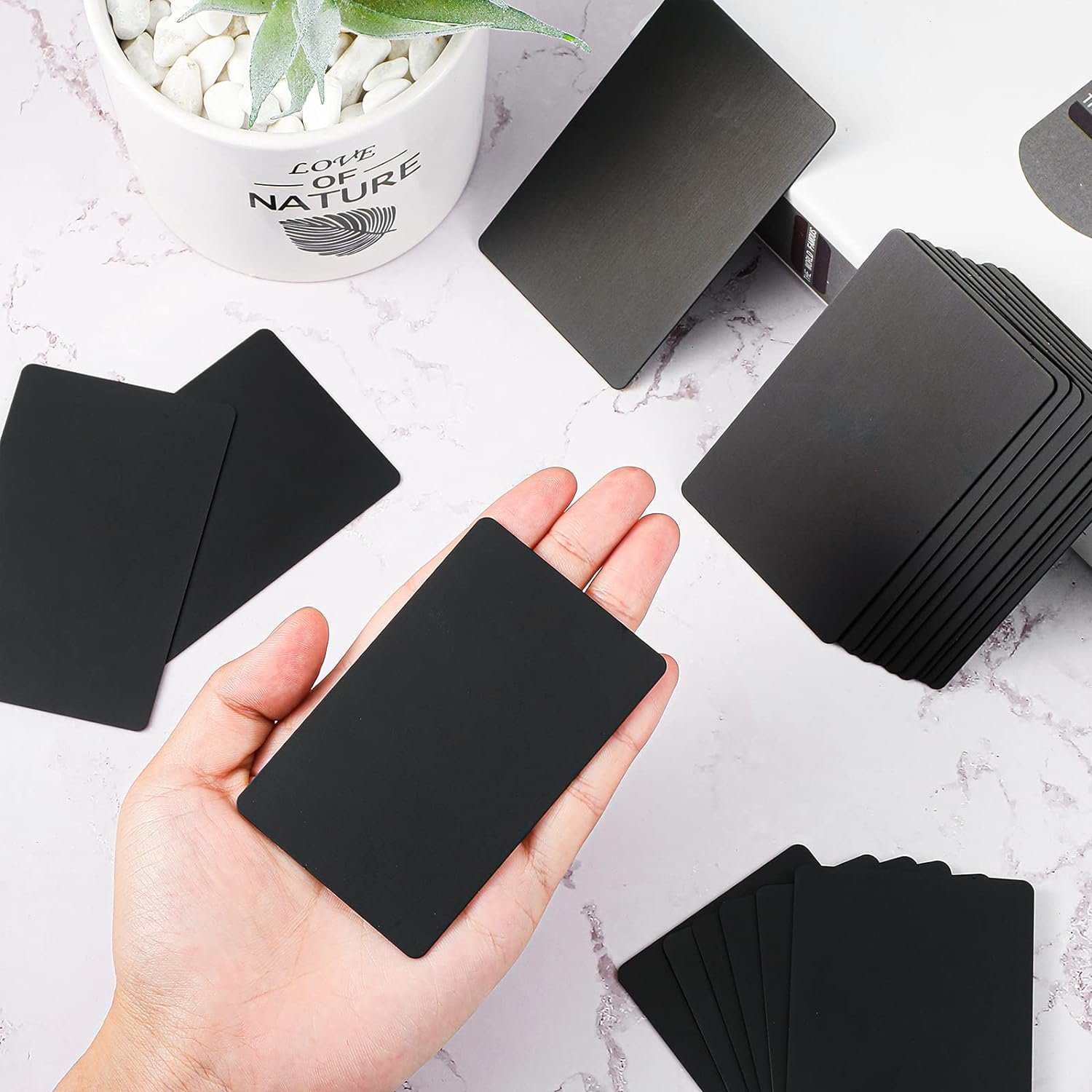 Blank aluminum cards,Thick Aluminum Metal Business Cards Anodized Aluminum 86 X 54 X 0.8mm.