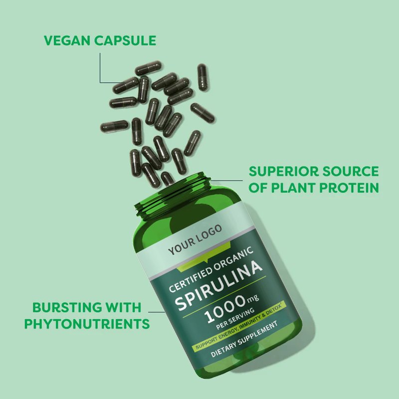 Organic Chlorella Spirulina Powder Tablet Powder Capsule Bulk Usda Organic Spirulina And Chlorella Capsules