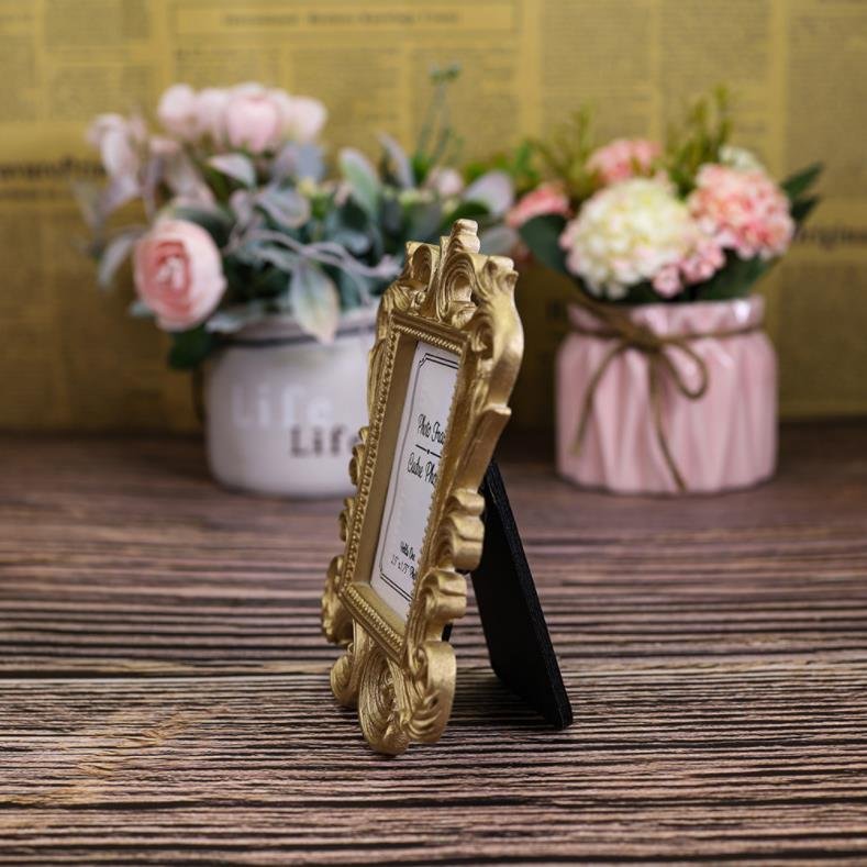 Wholesale Baroque Photo Frame Wedding Gift Picture Frames Valentine's Day Baroques Elegant Place Card Holder Decoration