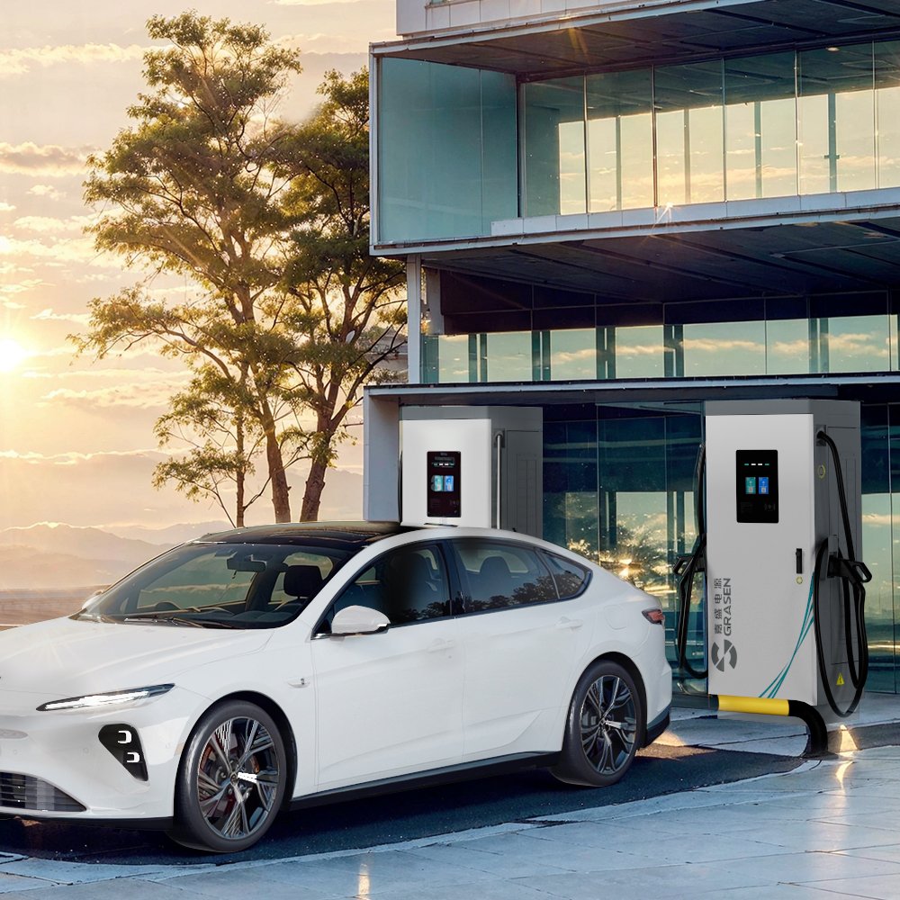 OEM EV Fast Charging 60-200kW DC Electric Car Charging Point CCS2 GBT Commercial OCPP Charging Station with POS Credit card