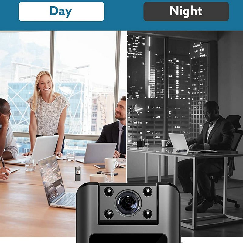 Mini Wide-Angle Lens Digital Magnetic IP Camera 1080P HD Loop Recording Night Vision Portable PC Cam Surveillance Camcorder