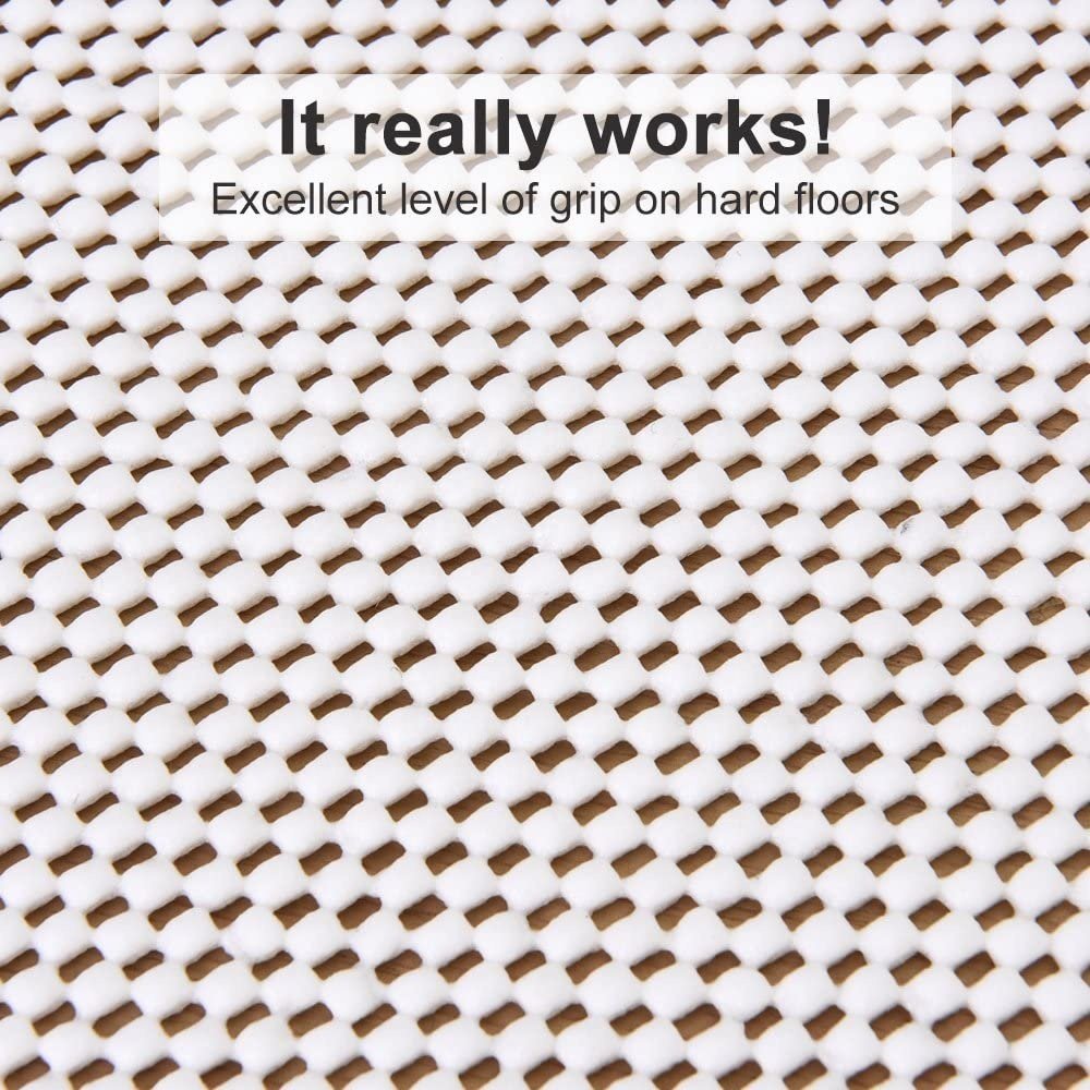 PVC Anti-slip Area Rug Gripper Mat Carpet Underlay Cushioned Pad Mildew Resistant Non Slip Rug Pad