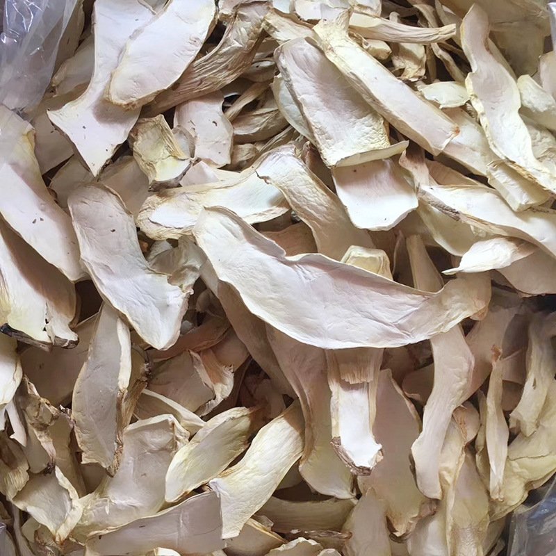China Edible Fungi King Trumpet Mushroom Dried Pleurotus Eryngii Dehydrated Apricot Abalone Mushroom Slices