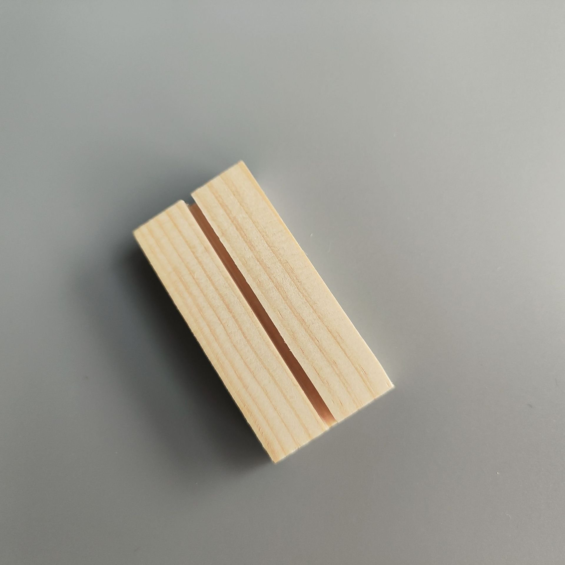 Wooden business card postcard table card hotel advertising label shelf solid wood price display shelf