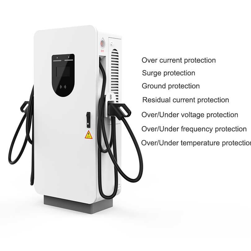 DC EV Charger Commercial Vehicle EVSE 180kw 250A 3 Phase EV Level 3 Charging Station Type 1 with 5m Cable Car Charger