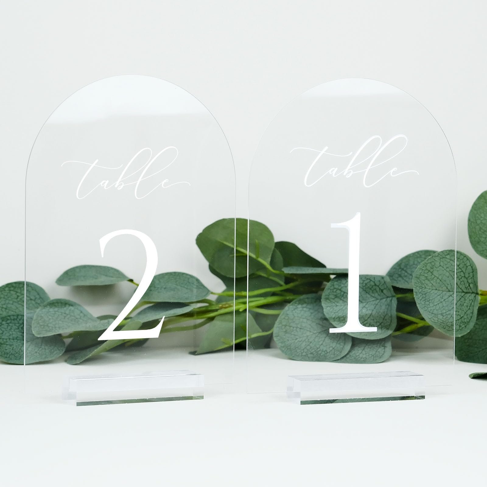 Factory wholesale Clear Arch 1-10 Wedding Centerpieces and Table Decorations Clear Arch Table Numbers for Reception Party Event
