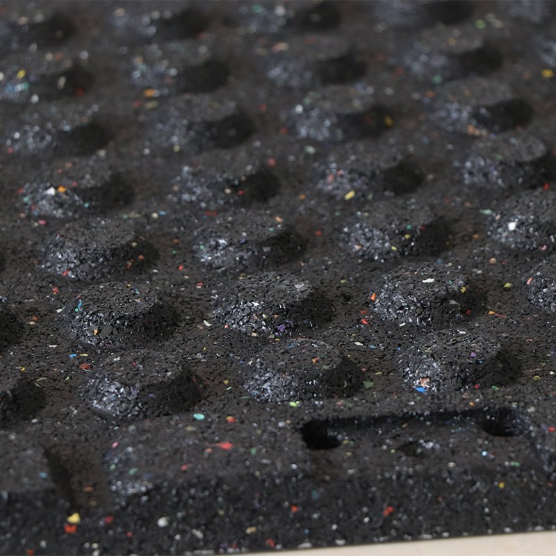25mm Gyn rubber floor at indoor area shock absorption and anti skip