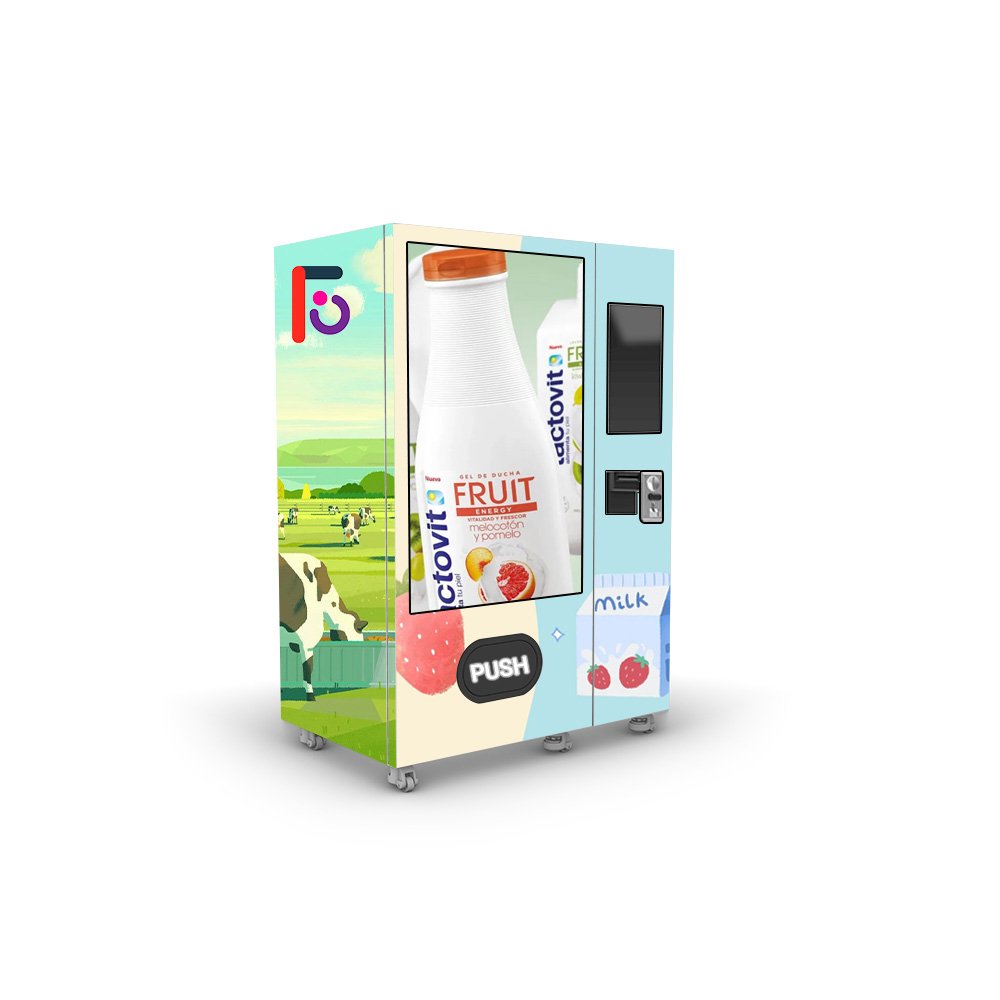 FEISHI ODM/OEM Automatic Frozen Food Ice Cream Vending Machine Yogurt Food Frozen Vending Machine