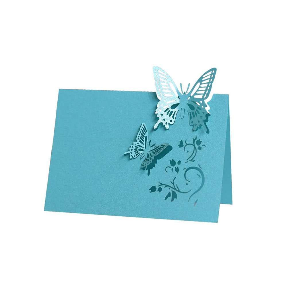 Hollow Butterfly Table Place Name Place Cards for Table Setting Seating Place Cards Banquet Seat Cards