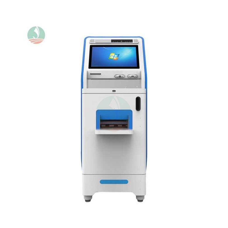 Large touch screen self-assist OEM terminals finance banking business identity bank card payment kiosk