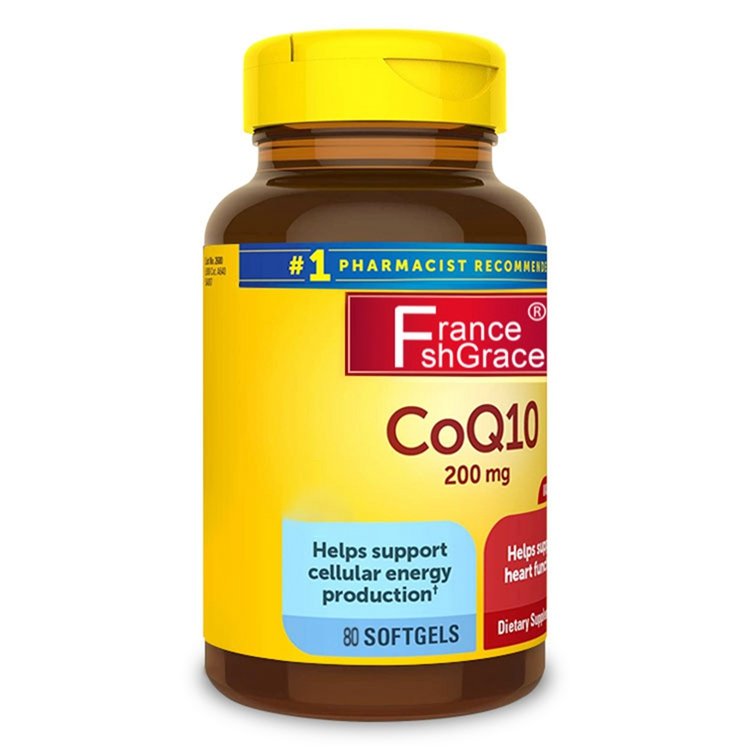 Dietary Supplement Co Q-10 Quality Vitamins 80 Rapid Release Softgels Helps Support Heart Function