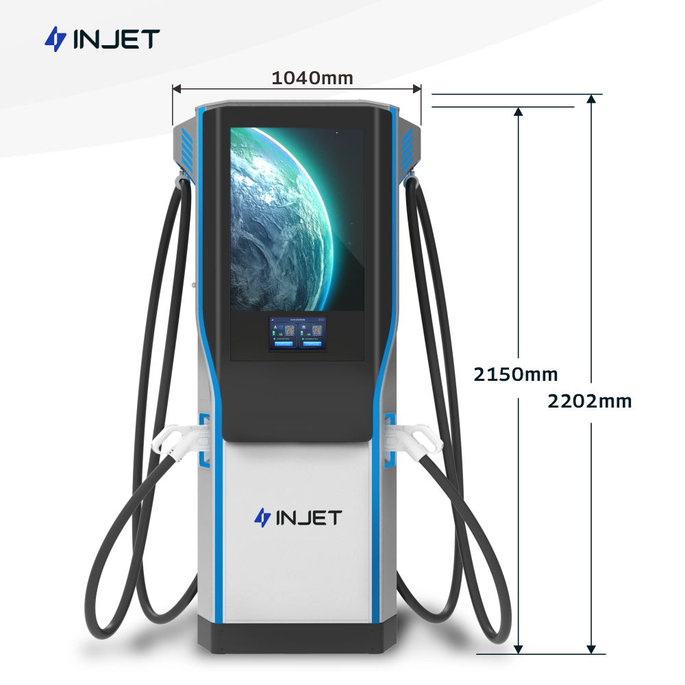 Electric Car Charger 7-320kw Dynamic Load Balancing Ev Charger Commercial Electric Car Charging With Pos Credit Card