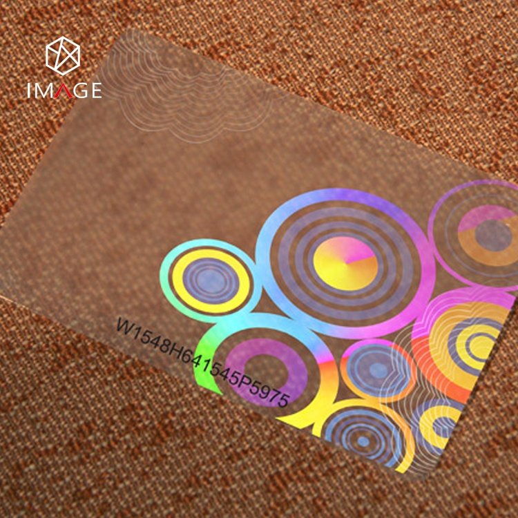 5 Mil Clear ID Card Size Holographic Laminating Pouches