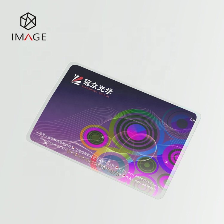 5 Mil Clear ID Card Size Holographic Laminating Pouches