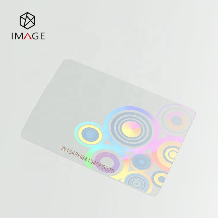 5 Mil Clear ID Card Size Holographic Laminating Pouches