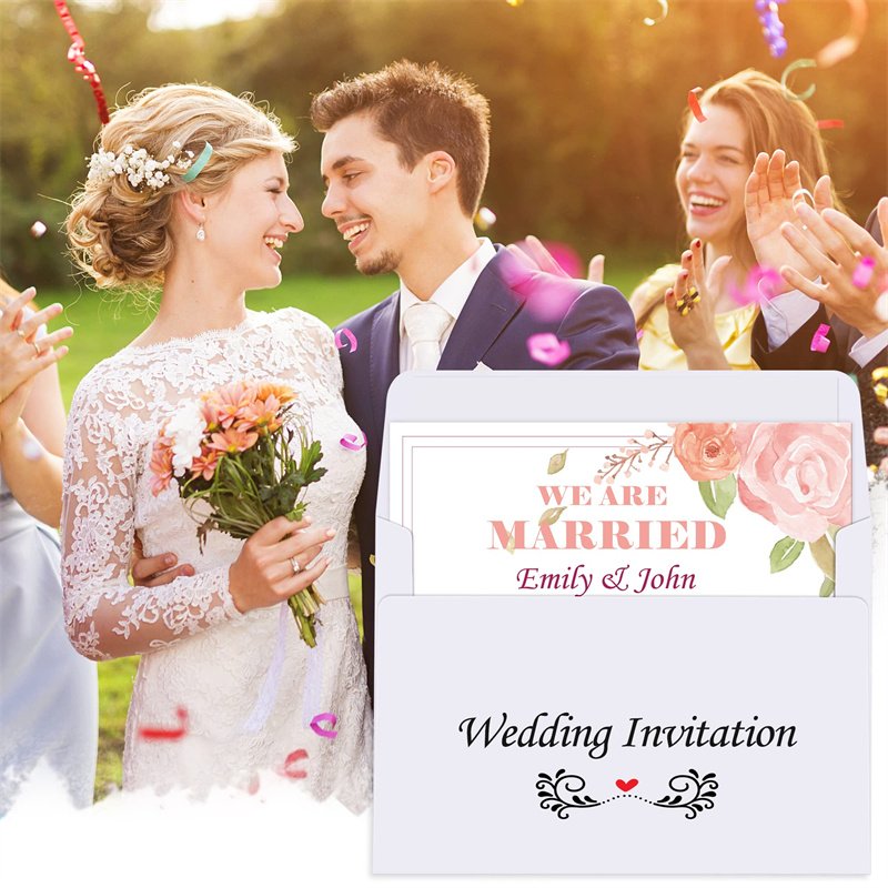 Custom A2 Wedding Invitation Envelopes 4.375x5.75 White Envelopes for Invitation, Greeting Cards, Photos