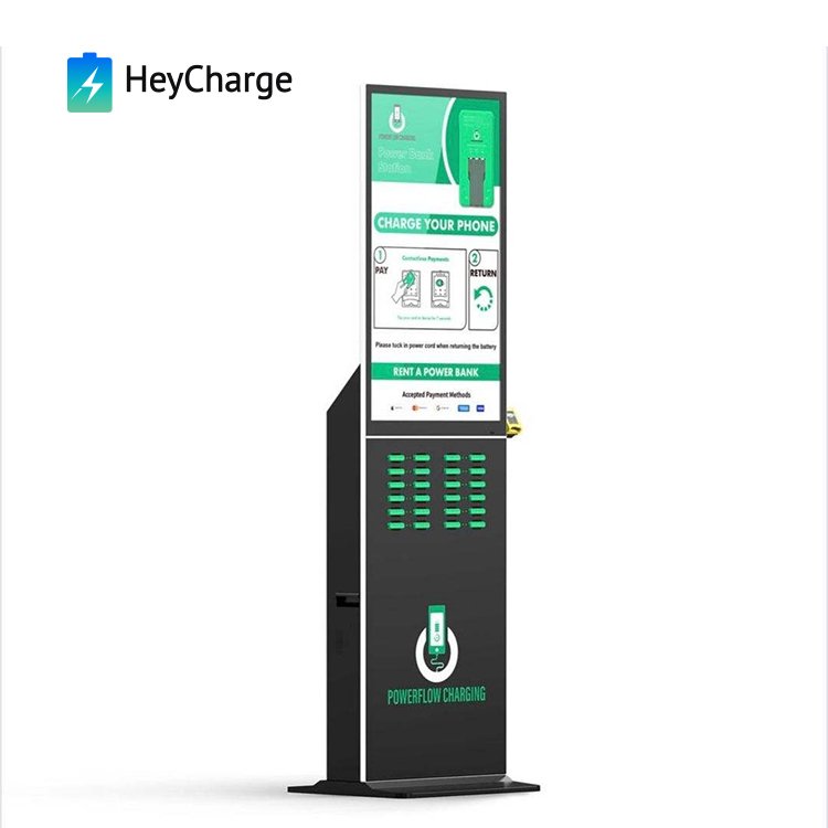 airport cell phone charging stations sharing power bank 48 slots battery vending machine portable charger rental kisok