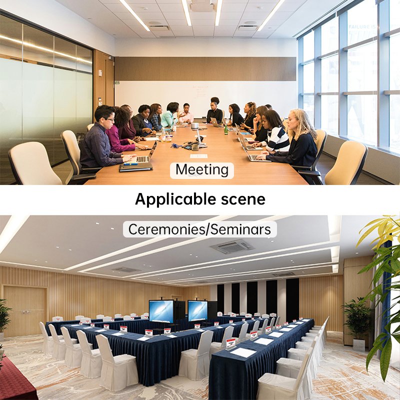 Phone computers can be operated in batches triangle paperless conference system electronic table card