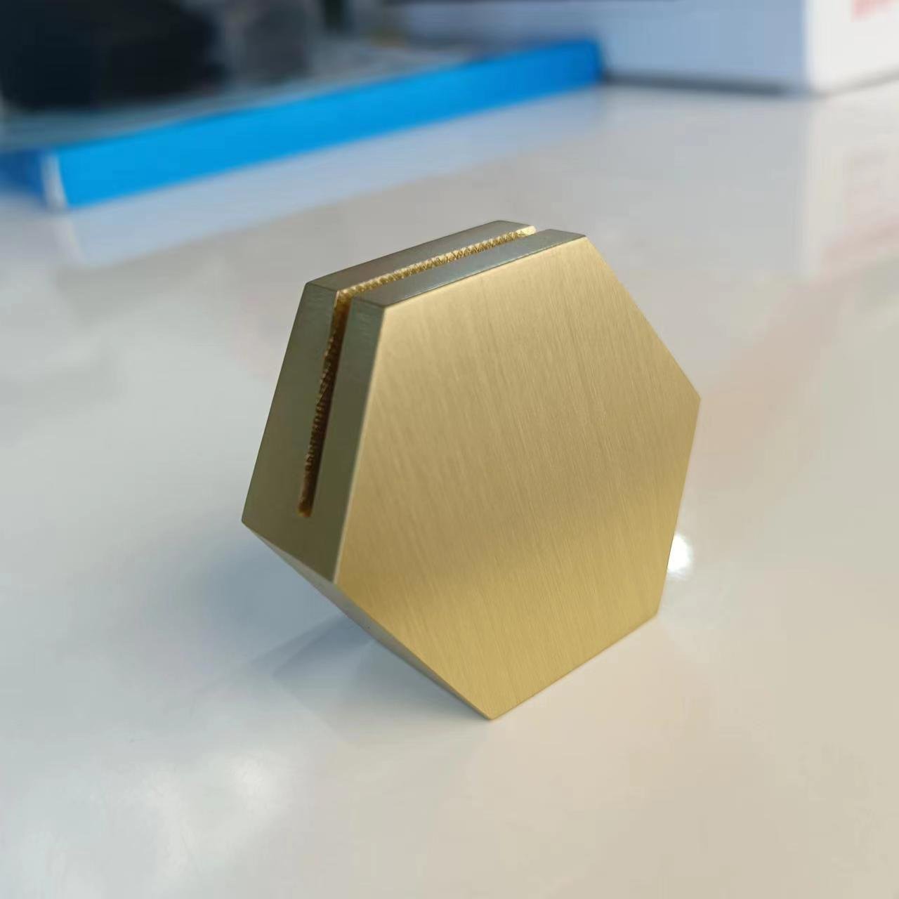 Brass Name Place Card Holders Golden Table Number Stand Decorative Card Holder Wedding Display Stand
