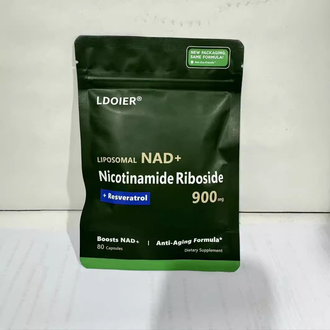 80 capsules bag packing private label nad supplement nad capsules bulk nicotinamide riboside chloride nicotinamide riboside