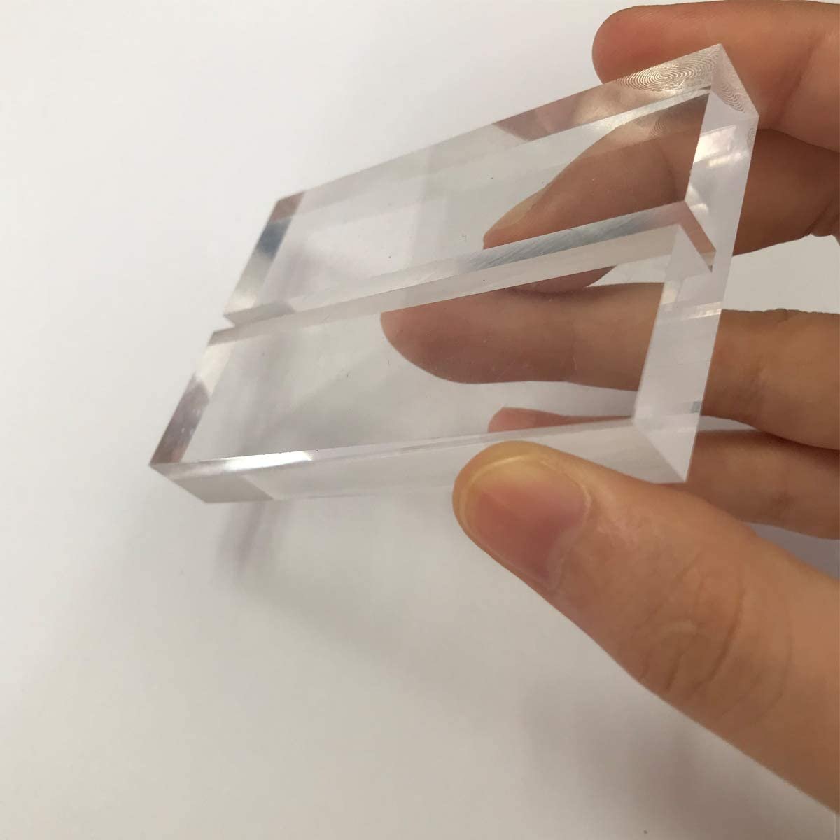 Acrylic Base Stand Acrylic Sign Stand for Wedding Menu Meeting Table Number Clear Acrylic Stand Display Place Card Holder