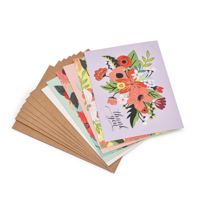 Vietnam Factory Custom Designs Blank Elegant Luxury Wedding Invitation Birthday Blue Paper Greeting Cards