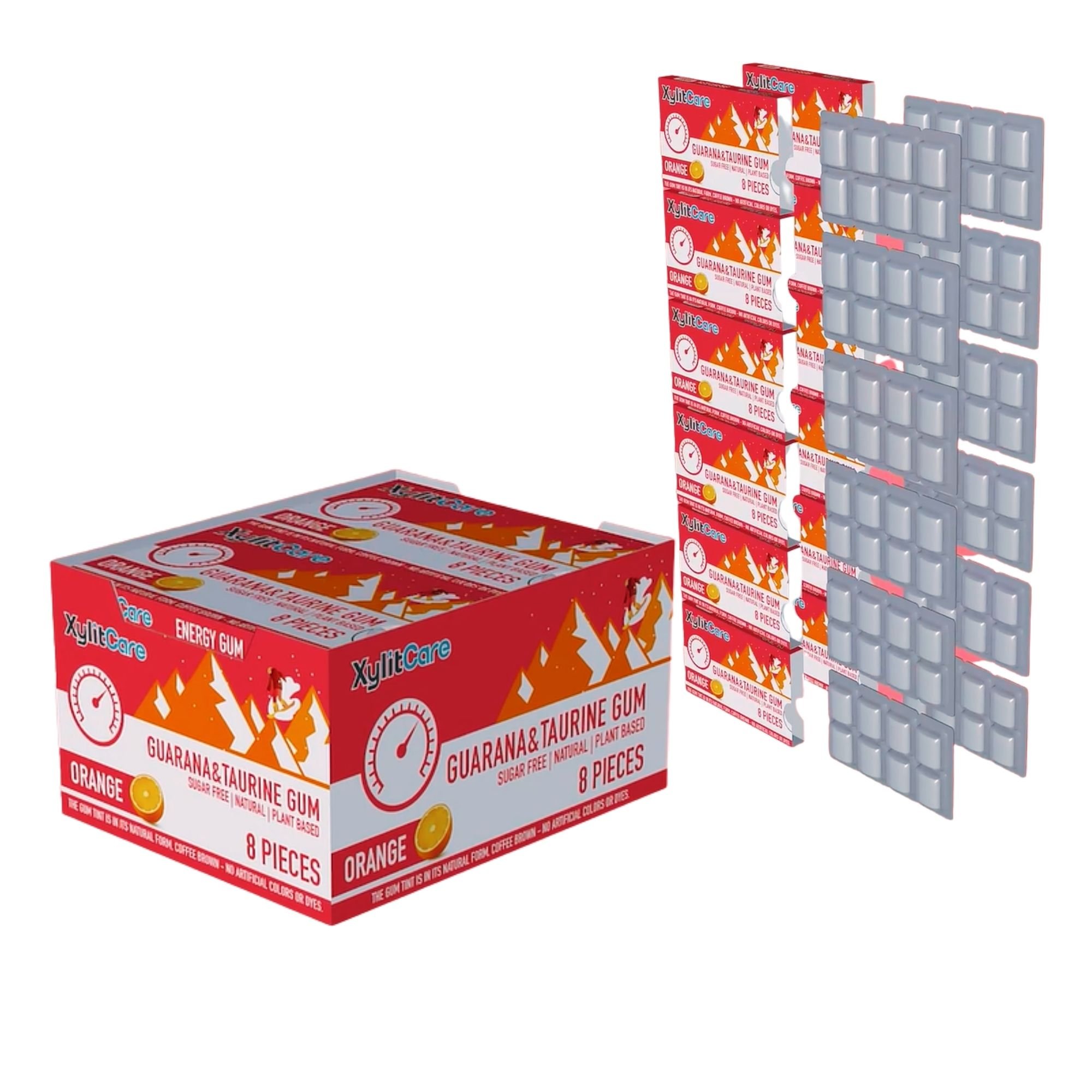 Customized Caffeine Mint Chewing Gum Customer Brand Co-manufacturing