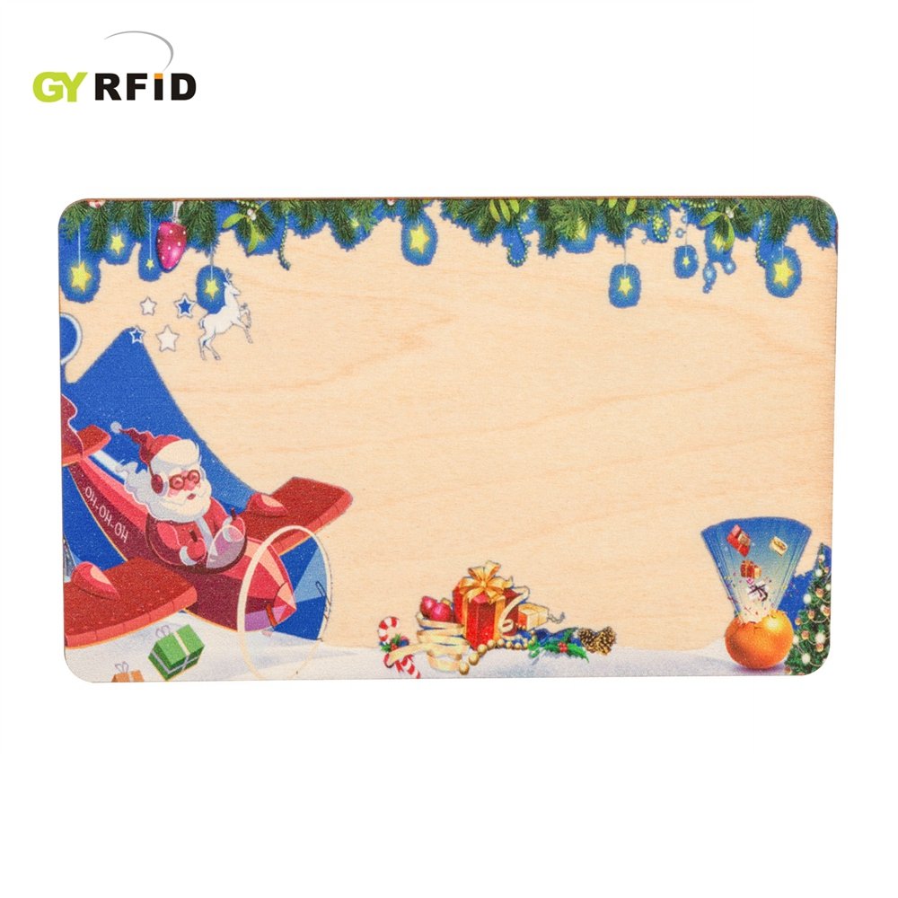 Customized Eco Friendly Wood card NFC Business cards Access card For Hotel Lock