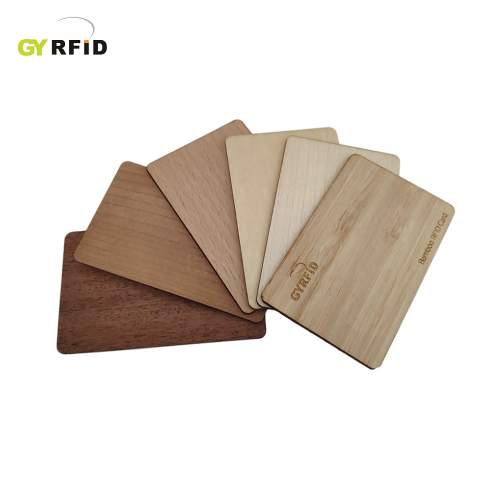 Customized Eco Friendly Wood card NFC Business cards Access card For Hotel Lock