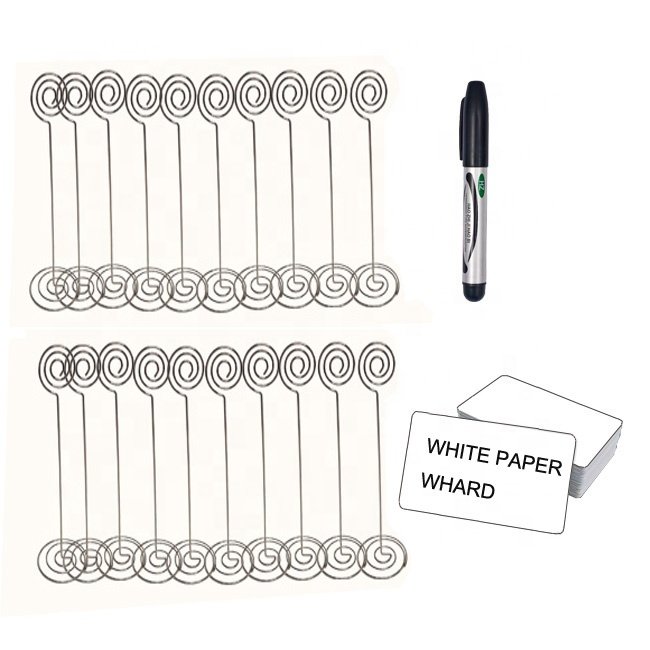 Gold color of place Card Holder for Table Weddings