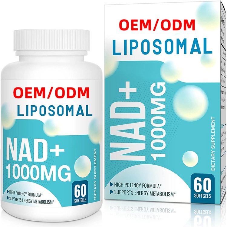 Brain Function 60 Capsules NAD+ Supplement 1000 mg Highest NAD Potency Max Absorption Pure NAD Supplement Energy and DNA Repair