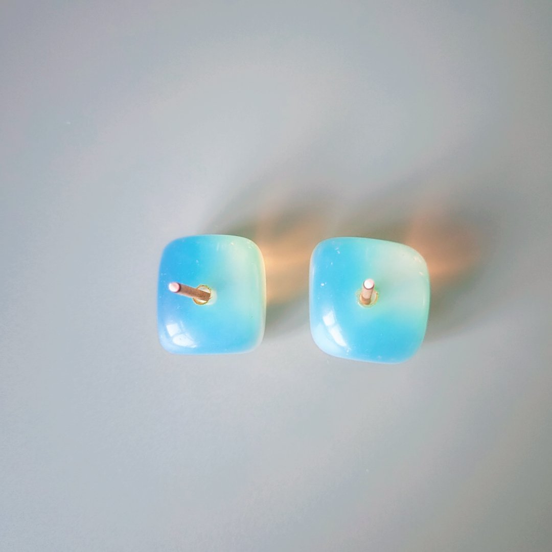 Diy Polishing Cube Opalite Incense Holder for home and office decorations