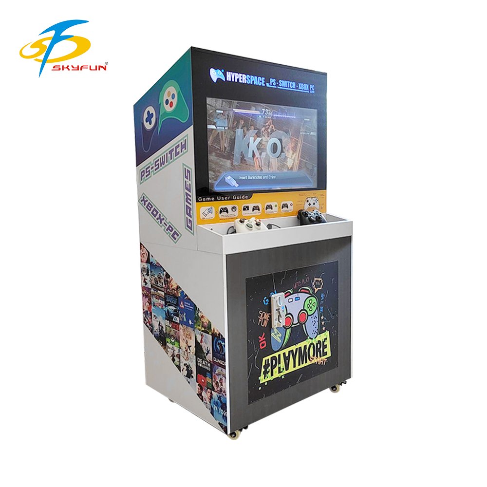 Guangzhou factory console pc game machine for business card system coin operation any social place