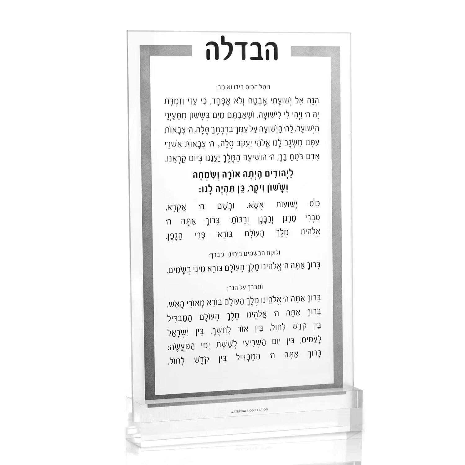 Acrylic factory customizes triangular transparent card placement business card with simple and modern design Card Holder