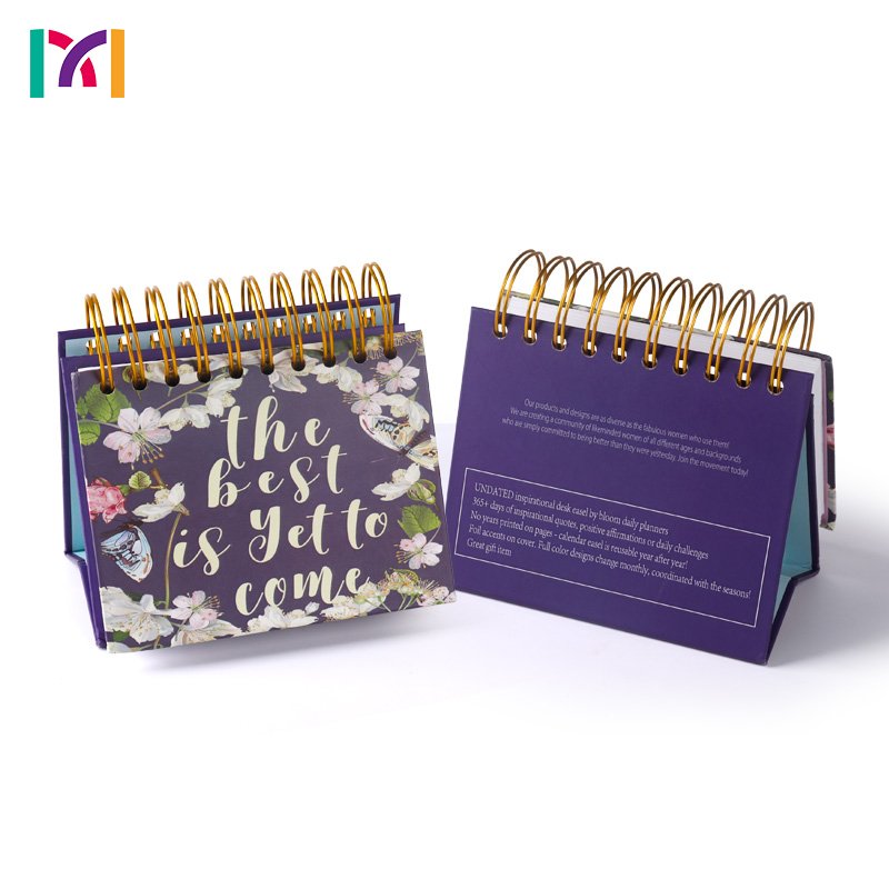 Customized exquisite school home office desktop calendar according to your style
