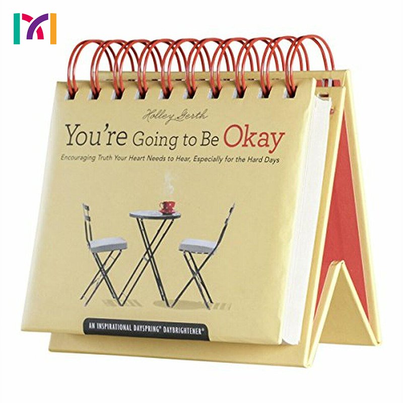 Customized exquisite school home office desktop calendar according to your style
