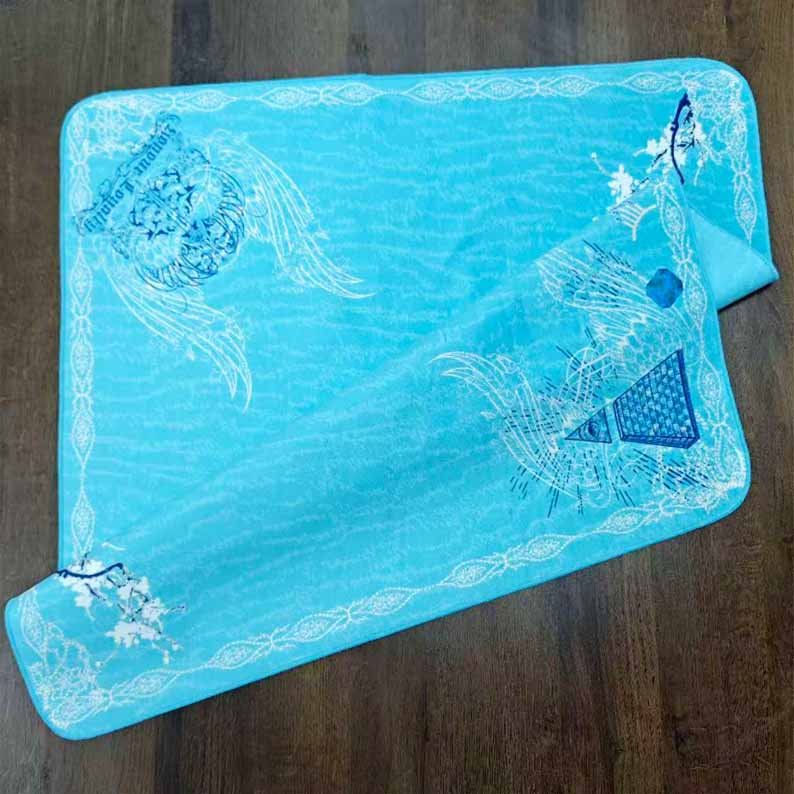 Custom Polyester Velvet Printed Art Table Place Mats Luxury Striped Outdoor Wedding Placemat Bottom Fabric Pattern