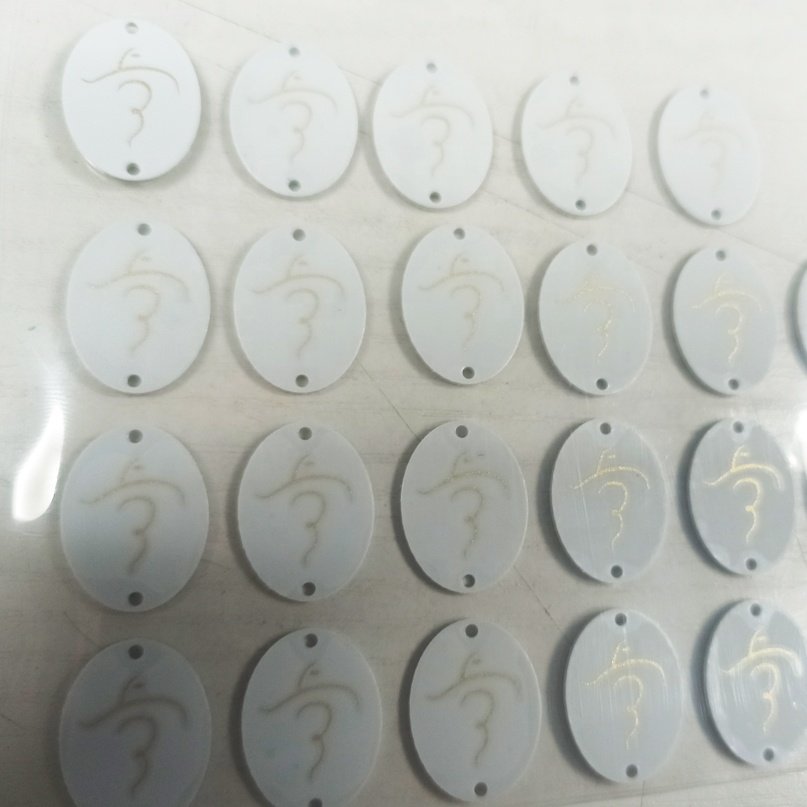 Custom Handmade Design Printed Transparent Acrylic Laser Cut Name Place Cards