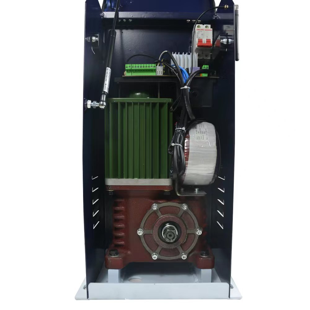 Heavy Duty Sliding Gate Motor 24V DC Solar Charged Remote Control Sliding Gate Opener Automatic Door Operator