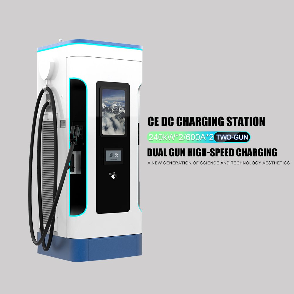 NECS China Factiry Direct Sale EV Charger Display Screen OEM ODM CCS2 OCPP1.6 SECC CE 240KW for Commercial DC Charging Station