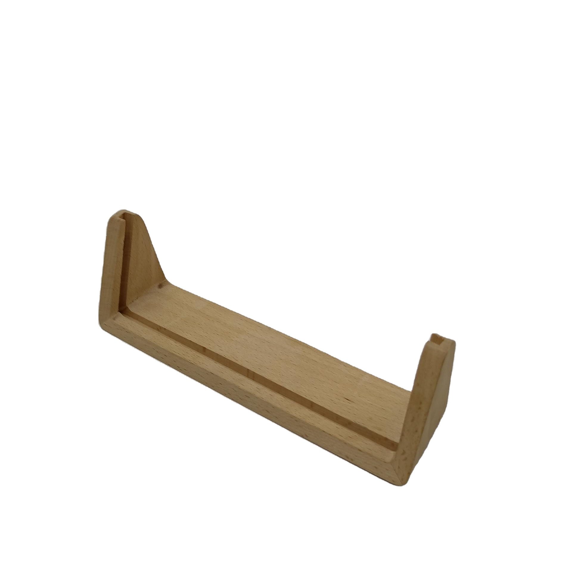 Lovely Rectangular Wooden Menu Sign Holder Polished Table Numbers Card Display Stand Wood Place Card Holders Postcard Home Gift