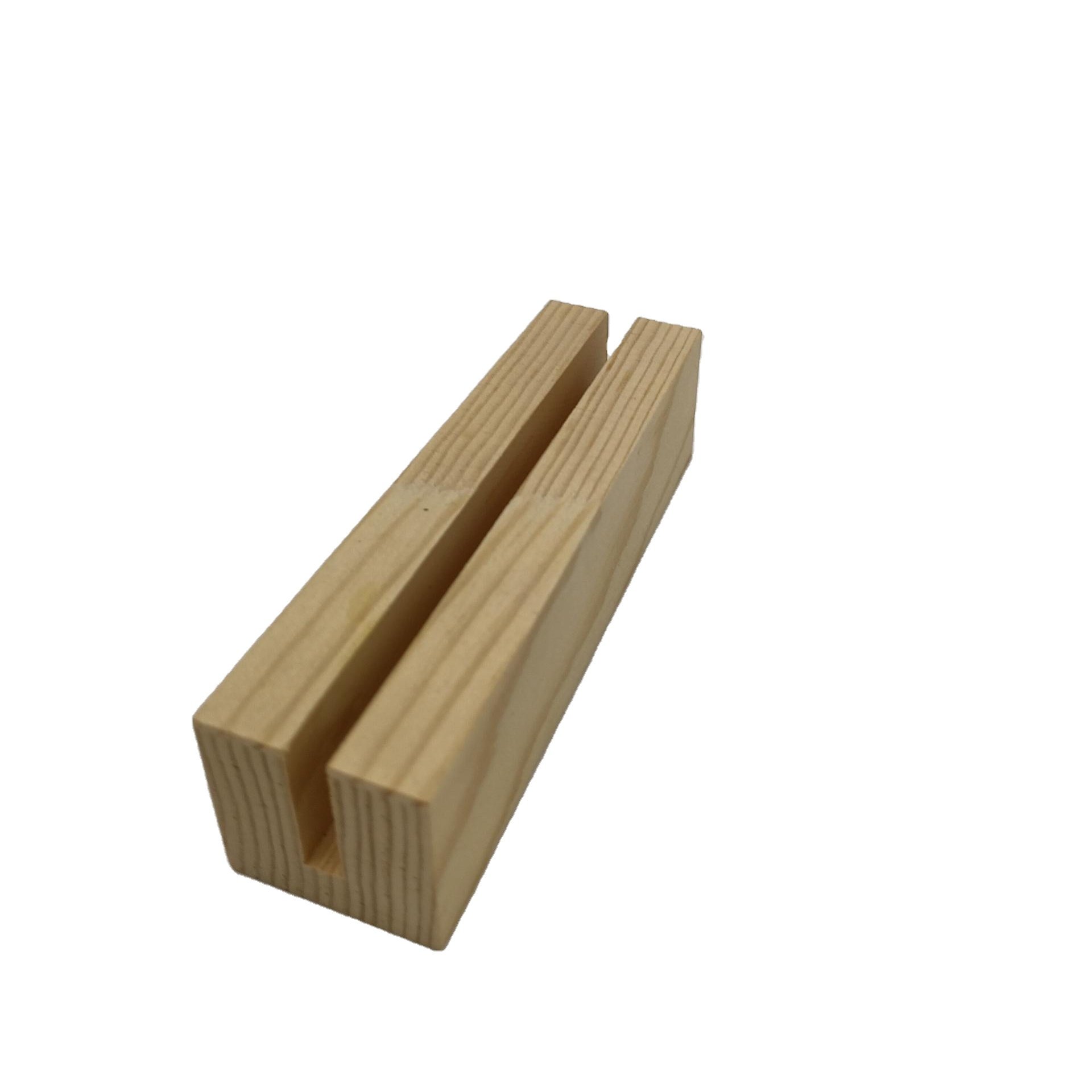 Lovely Rectangular Wooden Menu Sign Holder Polished Table Numbers Card Display Stand Wood Place Card Holders Postcard Home Gift