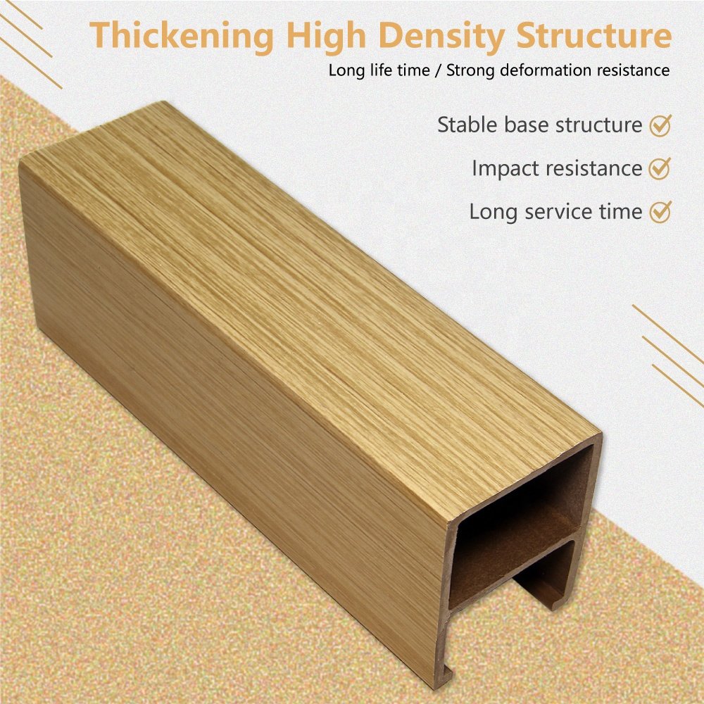 Wood Composite Faux Wood Beam WPC Roof Covering Ceiling Panel