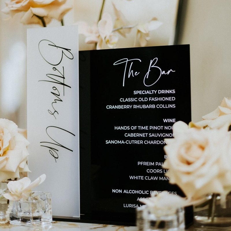 Clear Arch Acrylic Sign stand Acrylic Wedding Blank table name card number holder place cards and table numbers