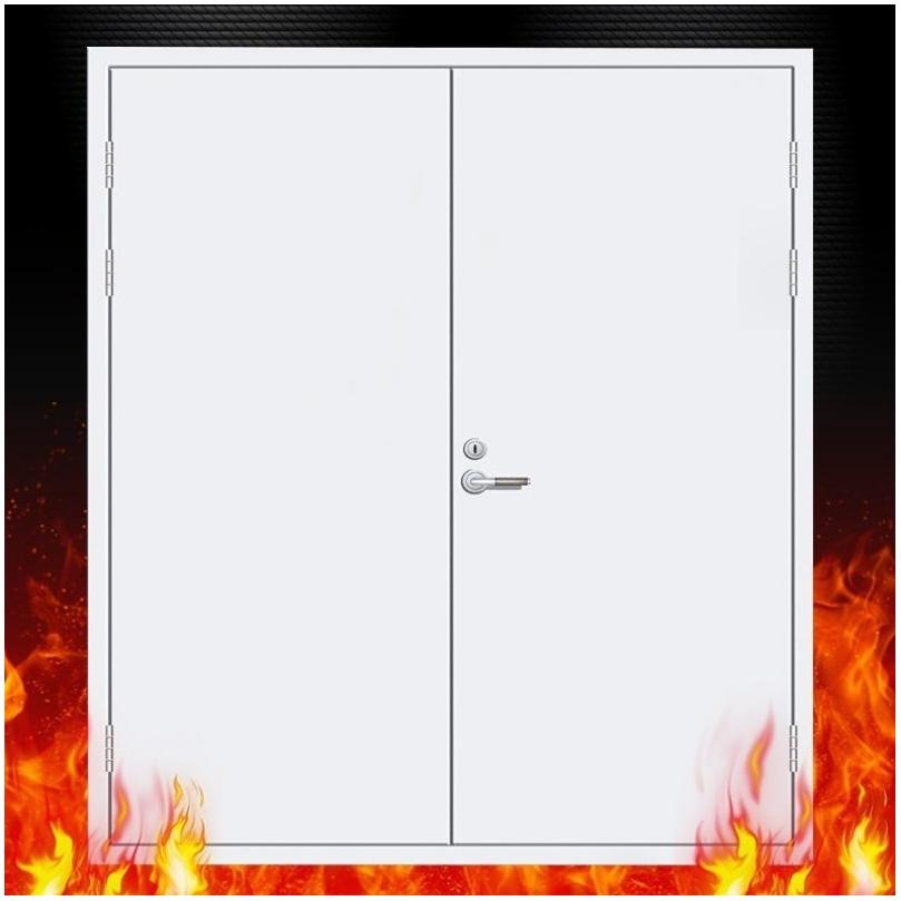 Fire Rated Door High Quality Top Selling Bulk Popular 2024 Wholesale Secure New Fashion New Arrivals Double Doors For Fire Place