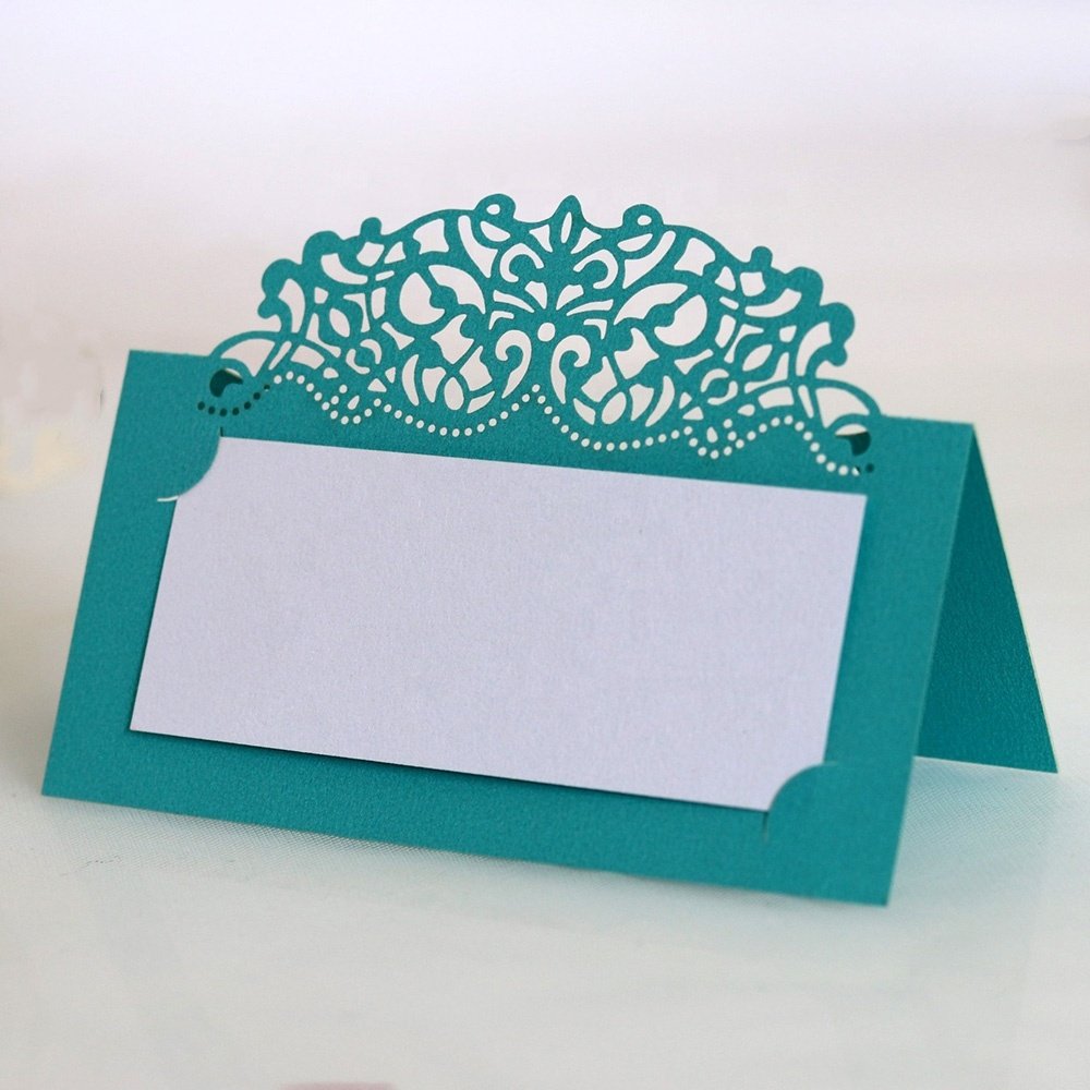 Wholesale Paper Wedding Table Number Name Cards Laser Cut Wedding Centerpieces Party Table Decoration