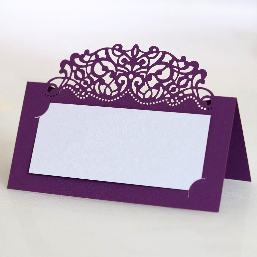 Wholesale Paper Wedding Table Number Name Cards Laser Cut Wedding Centerpieces Party Table Decoration