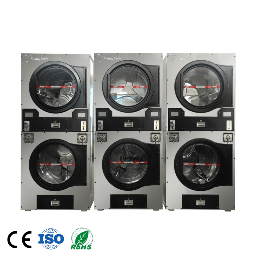 Card or Coin Type Self Service Laundry Washing Machine 10kg to 25kg